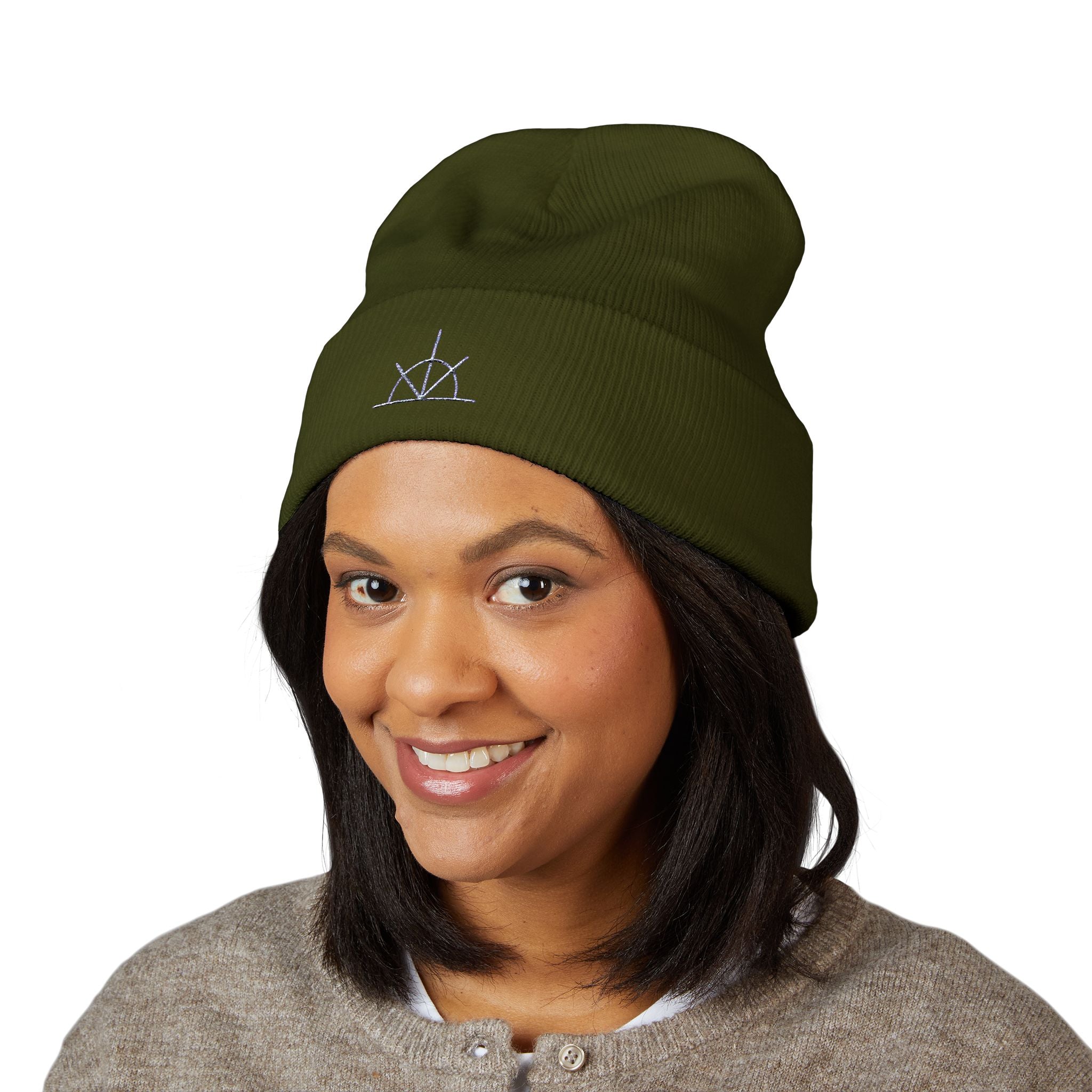 Embroidered SunDown Cuffed Beanie